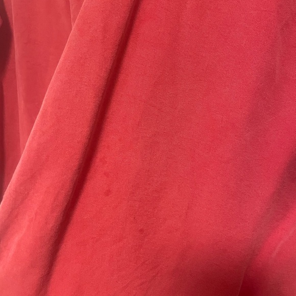 Vintage Norm Thompson strawberry-coloured tencel shrug-style overshirt, S/M - Picture 2 of 6